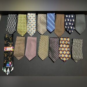 Stylish Men's Patterned Tie Set - Multicolor